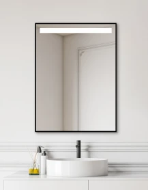  Miroir de salle de bains LED cadre aluminium - Madene 1