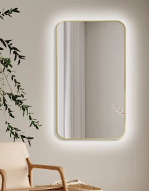  Miroir LED Ambient Mira Delicate Gold