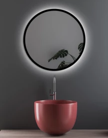  Miroir LED Scandinavia Black