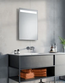  Miroir de salle de bains LED à piles - Simplex