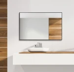 Miroir de salle de bains cadre aluminium - Zoya