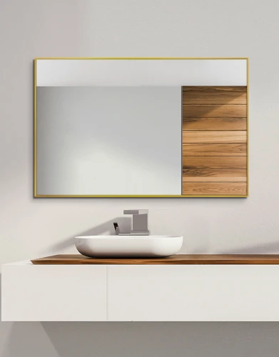 Miroir de salle de bains cadre aluminium - Keya