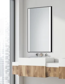Miroir de salle de bains LED cadre aluminium - Gala
