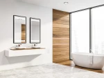 Miroir de salle de bains LED cadre aluminium - Linga