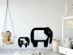 Miroir Elephant Black