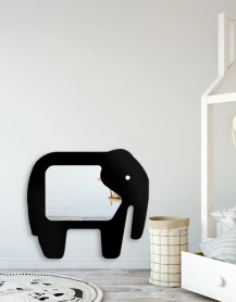  Miroir Elephant Black