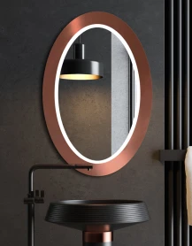  Miroir LED Oval BOLD Copper