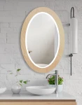 Miroir LED Oval BOLD Natural