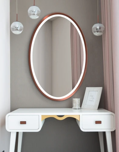 Miroir LED Oval Copper