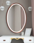 Miroir LED Oval Copper