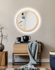  Miroir LED Scandinavia BOLD Natural