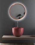 Miroir LED SCANDINAVIA Copper