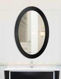  Miroir Oval Bold Black