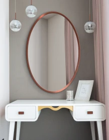 Miroir Oval Copper