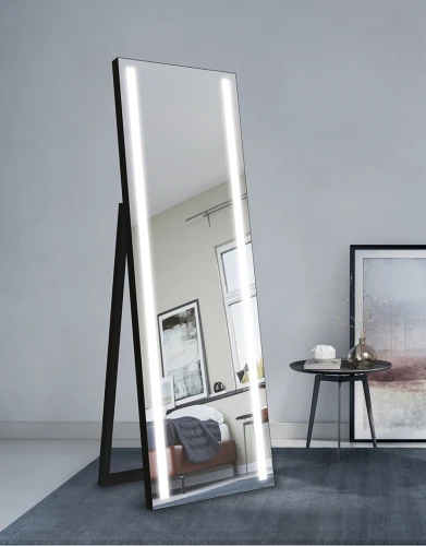 Miroir sur pied Nordic LED avec éclairage LED